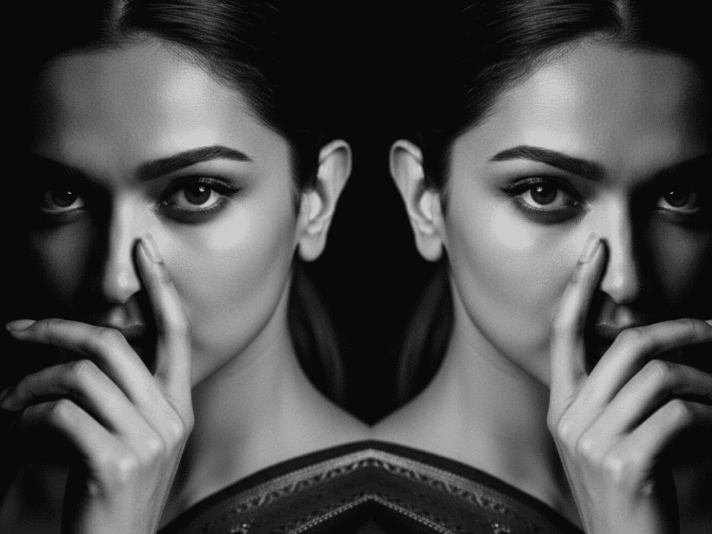 Gemini Create Stunning Black-and-White Minimalist Portraits