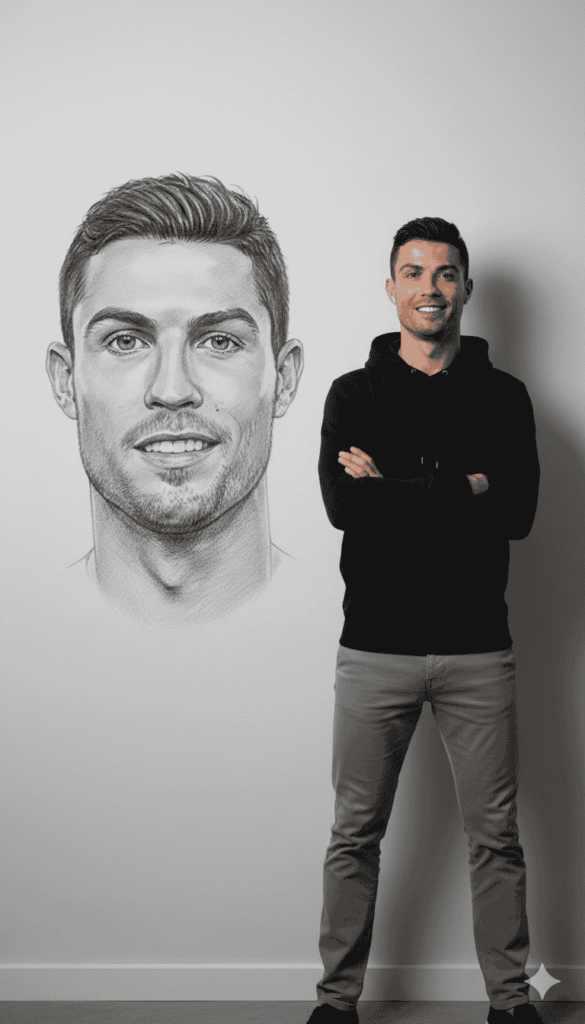 Realistic Pencil Sketch & Line Art Portraits